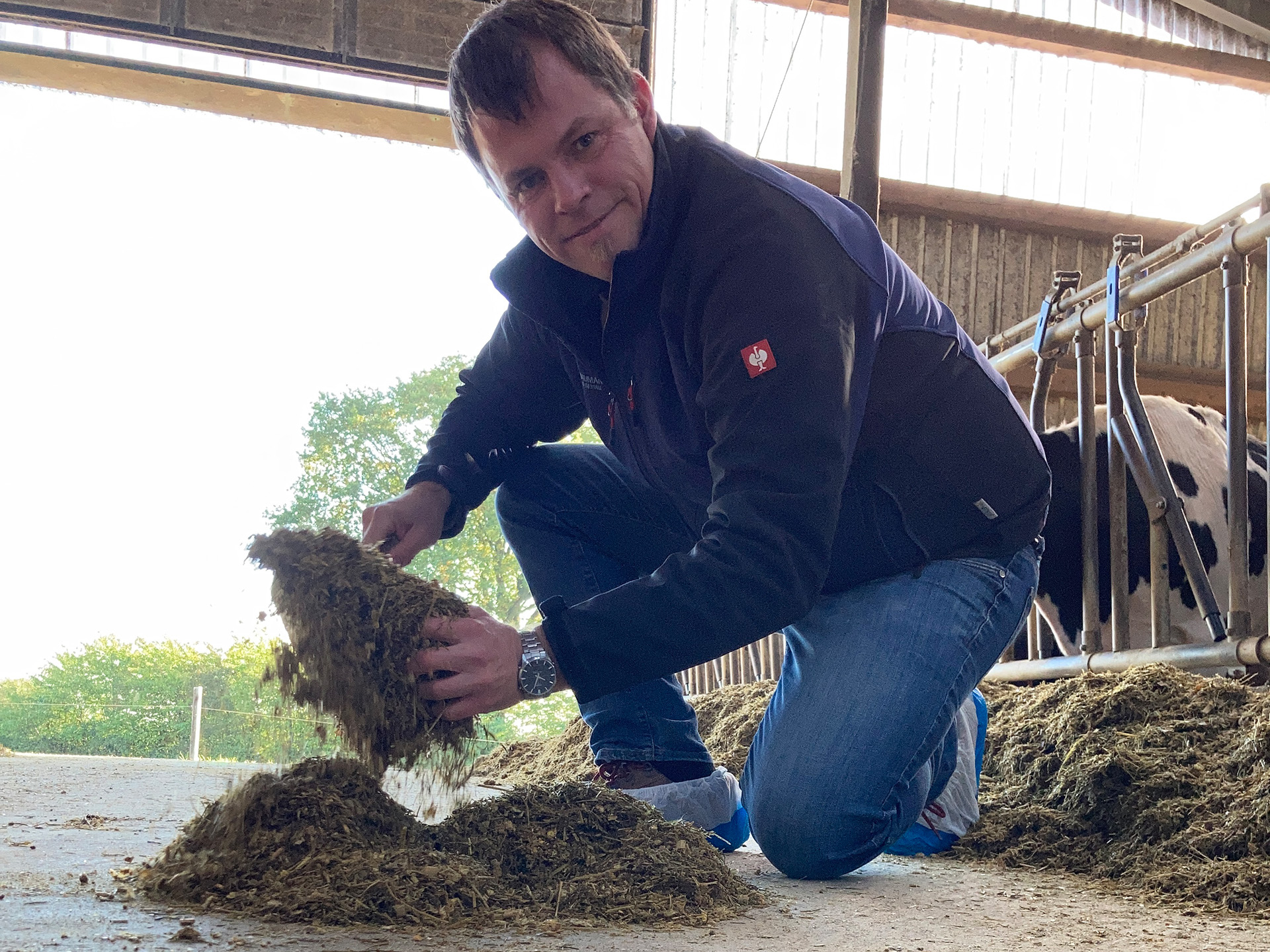 Umdrehen der Schaufelprobe